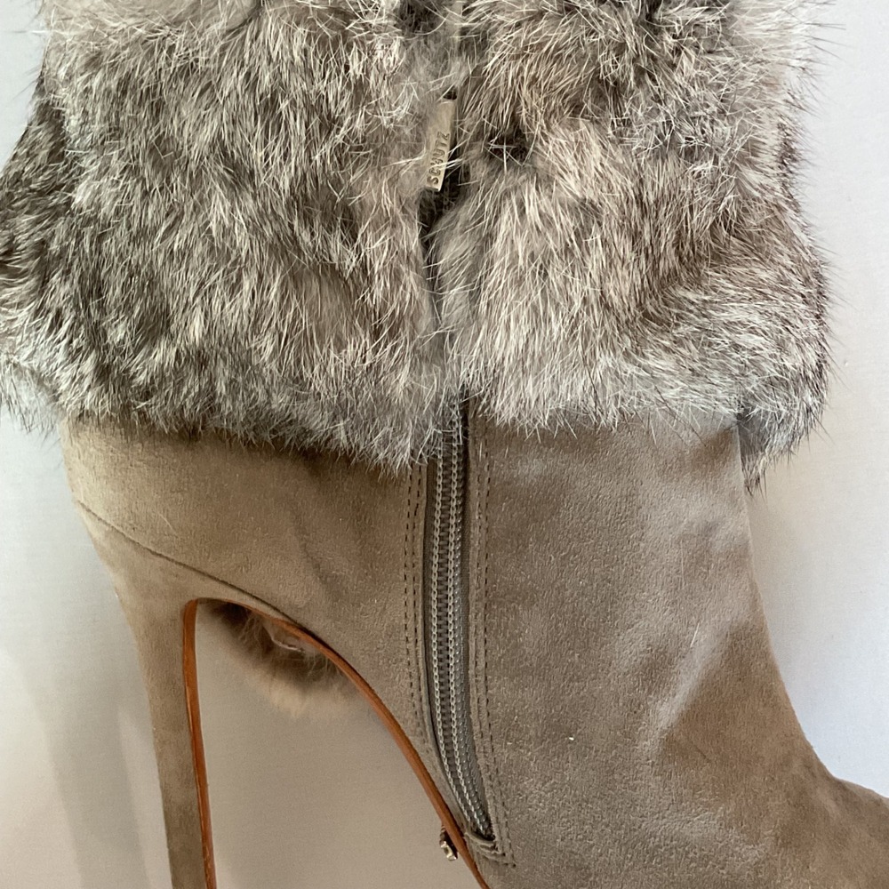 Schutz Suede Stiletto Ankle Boots Women's 8.5 - Picture 3 of 7